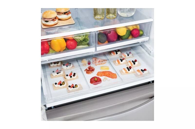 28 Cu. Ft. Smart Wi-fi Enabled French Door Refrigerator view 7