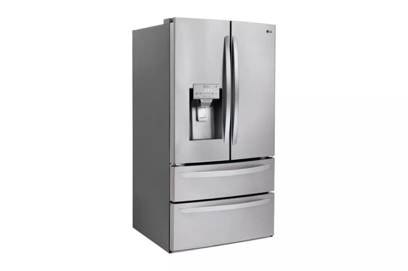 28 Cu. Ft. 4-door French Door, Standard Depth, Ice & Water, Double Freezer, Stainless Steel view 2
