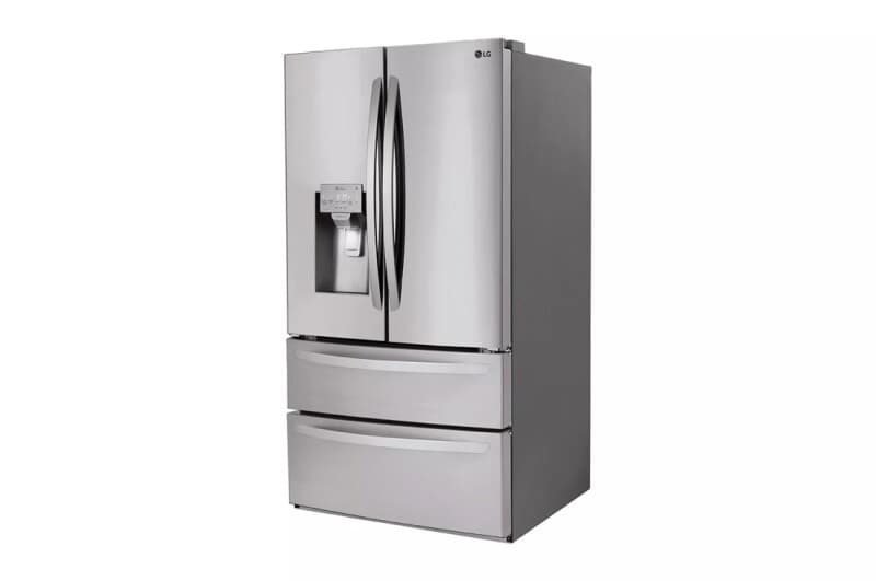 28 Cu. Ft. 4-door French Door, Standard Depth, Ice & Water, Double Freezer, Stainless Steel view 3