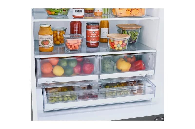 26 Cu. Ft. 33 Inch Wide Bottom Freezer Refrigerator - Stainless Steel view 9