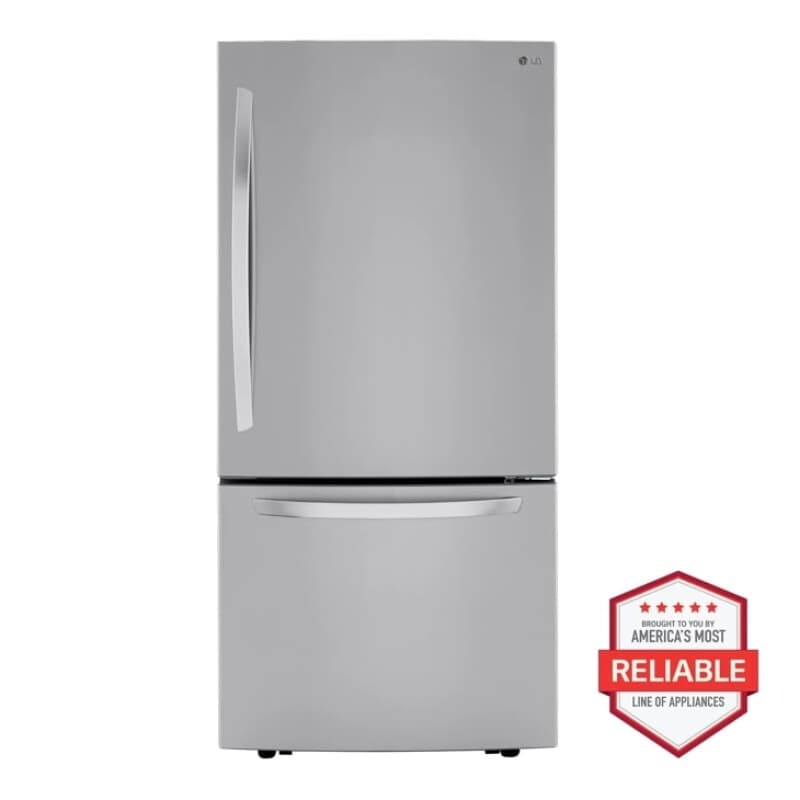 26 Cu. Ft. 33 Inch Wide Bottom Freezer Refrigerator - Stainless Steel