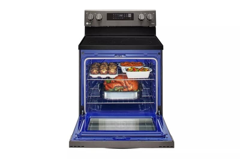 6.3 Cu. Ft. Smart Wi-fi Enabled Fan Convection Electric Range With Air Fry & Easyclean® view 4