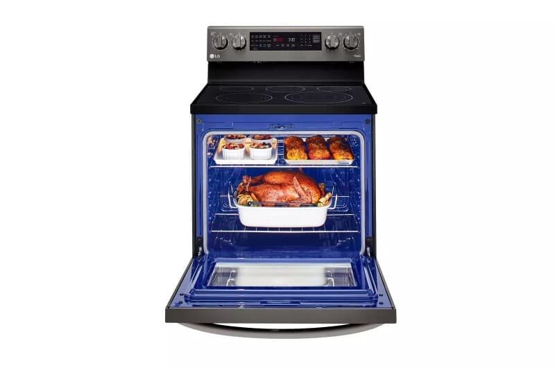 6.3 Cu. Ft. Smart Wi-fi Enabled True Convection Instaview® Electric Range With Air Fry view 9