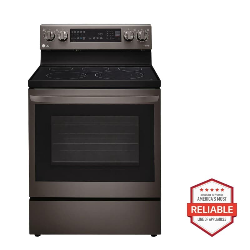 6.3 Cu. Ft. Smart Wi-fi Enabled True Convection Instaview® Electric Range With Air Fry