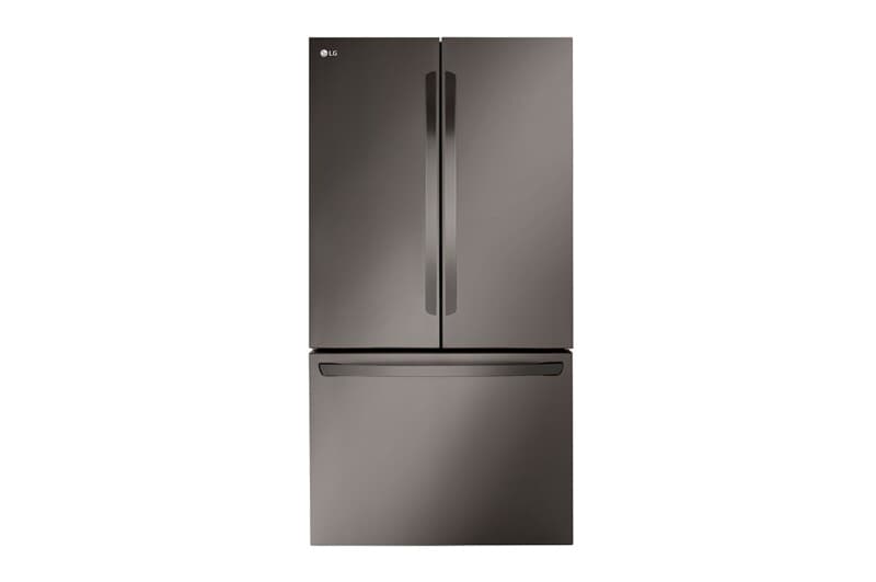 36" Wide, 27 Cu Ft. 3 Door French Door, C/depth Refrigerator With Internal Water Dispenser, Printproof Black Stainless Steel view 2