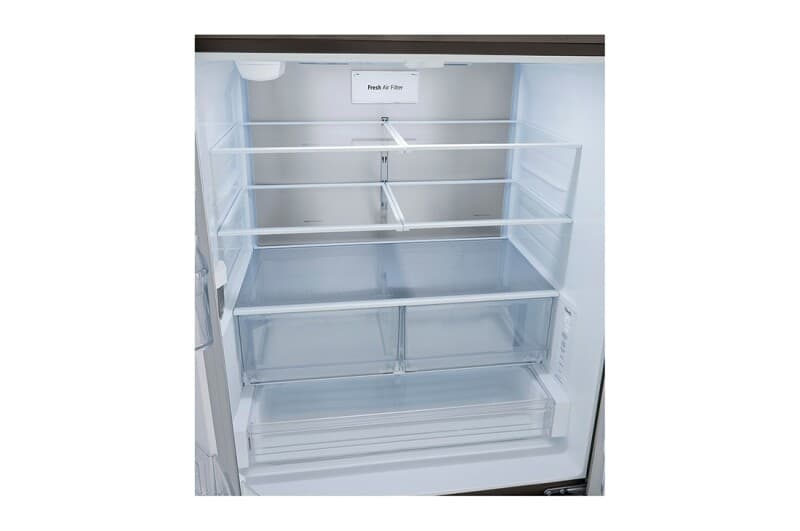 36" Wide, 27 Cu Ft. 3 Door French Door, C/depth Refrigerator With Internal Water Dispenser, Printproof Black Stainless Steel view 6