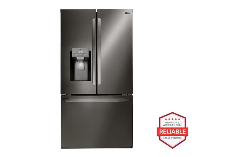 28 Cu. Ft. 3 Door French Door, Standard Depth, Ice And Water With Single Ice