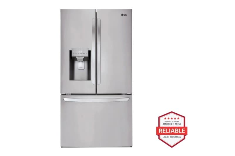 28 Cu. Ft. 3 Door French Door, Standard Depth, Ice And Water With Single Ice Maker