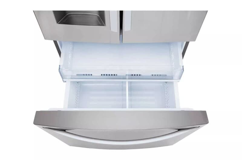 28 Cu. Ft. 3 Door French Door, Standard Depth, Ice And Water With Single Ice Maker view 4