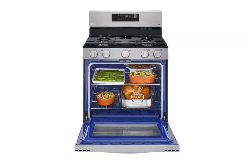 5.8 Cu. Ft. Smart Wi-fi Enabled Fan Convection Gas Range With Air Fry & Easyclean® view 5