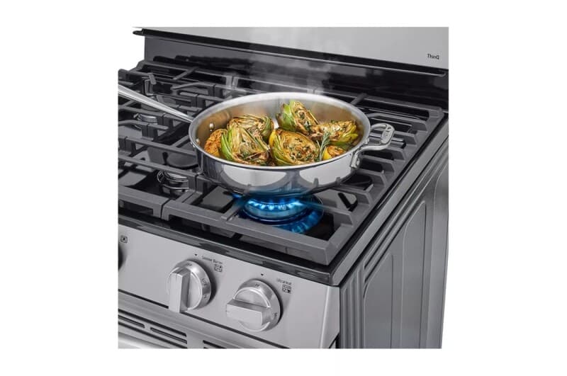 5.8 Cu. Ft. Smart Wi-fi Enabled Fan Convection Gas Range With Air Fry & Easyclean® view 9