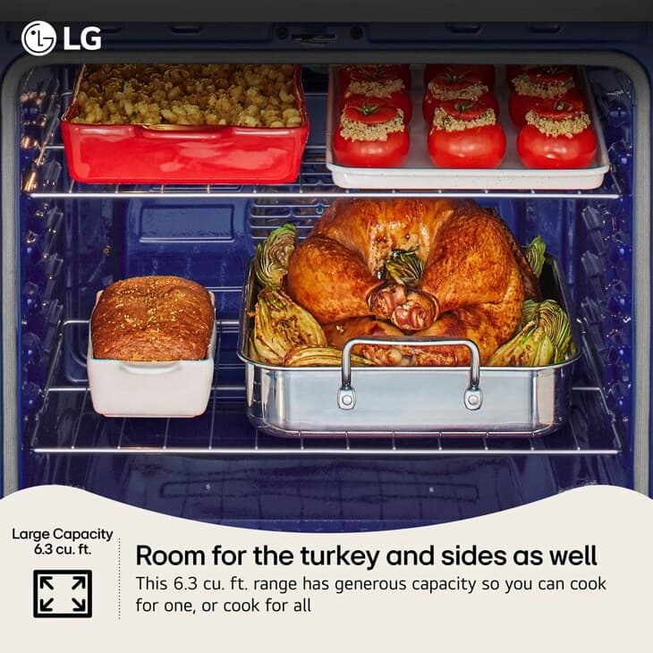 6.3 Cu. Ft. Smart Wi-fi Enabled Probake Convection® Gas Range With Air Fry & Easyclean® view 7