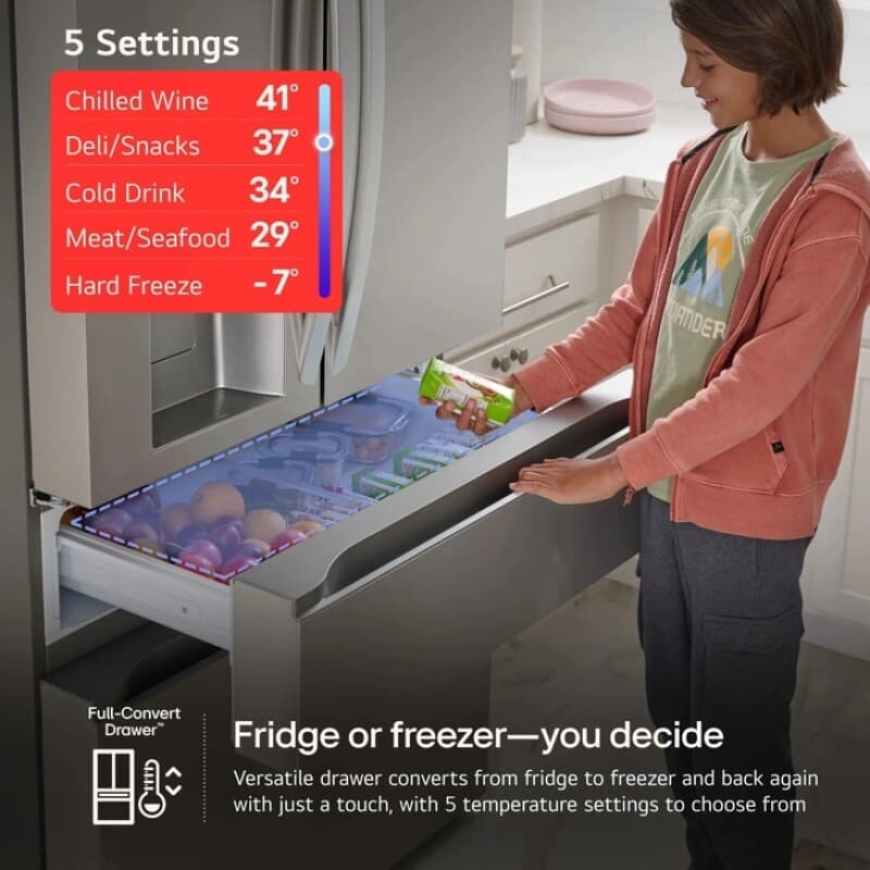 23 Cu. Ft. Smart Counter-depth Refrigerator With Craft Ice™ view 2