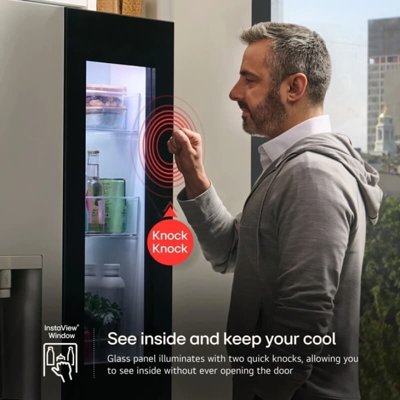 26 Cu. Ft. Smart Mirror Instaview® Counter-depth Max™ French Door Refrigerator With Four Types Of Ice view 5