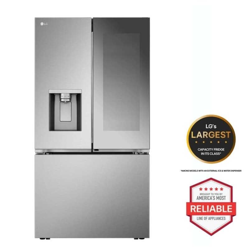 31 Cu. Ft. Smart Standard-depth Max™ French Door Refrigerator With Four Types Of Ice And Mirror Instaview®
