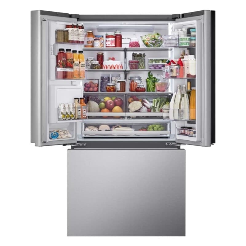 31 Cu. Ft. Smart Standard-depth Max™ French Door Refrigerator With Four Types Of Ice And Mirror Instaview® view 6