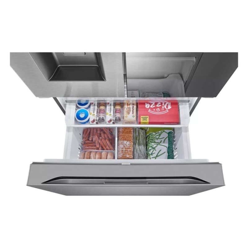31 Cu. Ft. Smart Standard-depth Max™ French Door Refrigerator With Four Types Of Ice And Mirror Instaview® view 8
