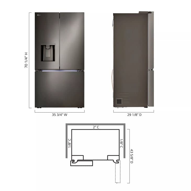 26 Cu. Ft. Smart Counter-depth Max™ French Door Refrigerator With Four Types Of Ice view 3