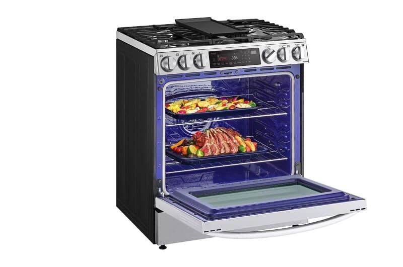 6.3 Cu. Ft. Smart Dual Fuel Slide-in Range With Instaview®, Probake Convection®, Air Fry And Air Sous Vide view 9