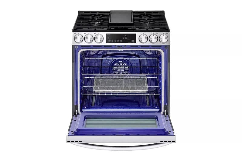 5.8 Cu. Ft. Smart Wi-fi Enabled Fan Convection Gas Slide-in Range With Air Fry & Easyclean® view 4