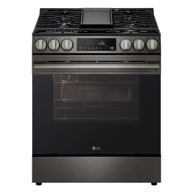 5.8 Cu. Ft. Smart Gas Slide-in Range With Convection, Air Fry And Easyclean® view 3