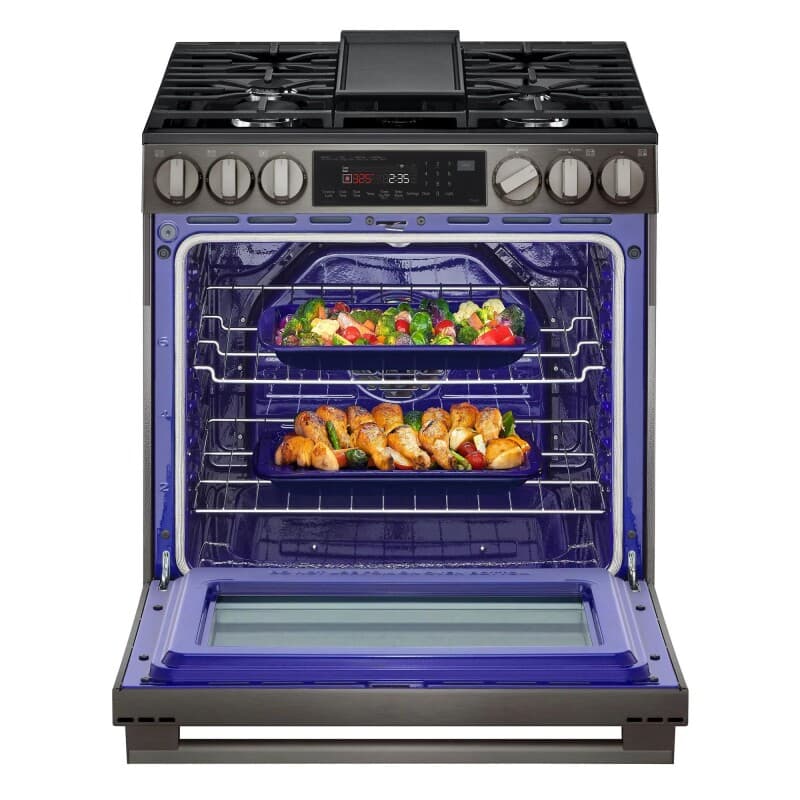 6.3 Cu Ft. Smart Gas Slide-in Range With Probake Convection® Instaview®, And Air Fry view 10