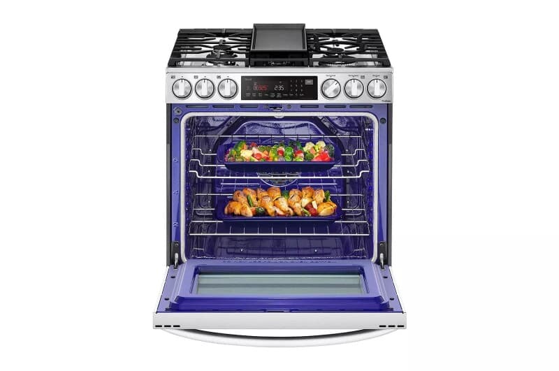 6.3 Cu. Ft. Smart Gas Slide-in Range With Instaview® Probake Convection®, Air Fry, And Air Sous Vide view 6