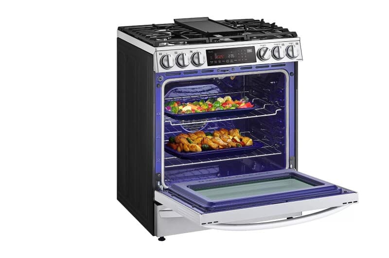 6.3 Cu. Ft. Smart Gas Slide-in Range With Instaview® Probake Convection®, Air Fry, And Air Sous Vide view 7