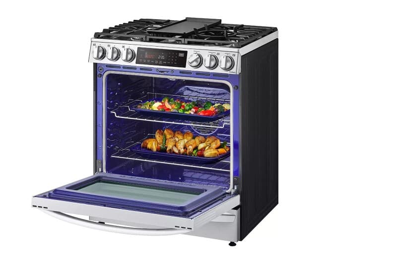 6.3 Cu. Ft. Smart Gas Slide-in Range With Instaview® Probake Convection®, Air Fry, And Air Sous Vide view 8