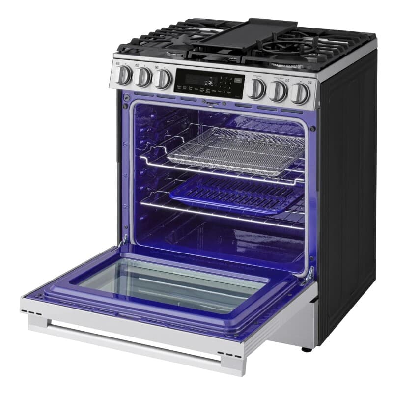 6.3 Cu Ft. Smart Gas Slide-in Range With Instaview®, Probake Convection®, And Air Fry view 7