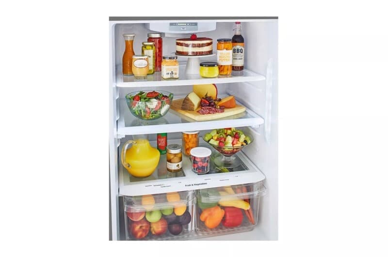 20 Cu. Ft. 30 Inch Wide Top Freezer Refrigerator - Stainless Steel view 4