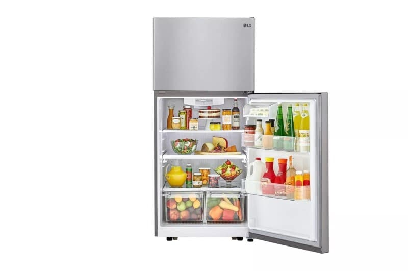 20 Cu. Ft. 30 Inch Wide Top Freezer Refrigerator - Stainless Steel view 6