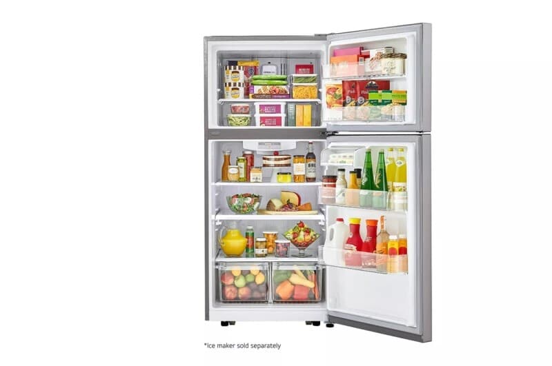 20 Cu. Ft. 30 Inch Wide Top Freezer Refrigerator - Stainless Steel view 9