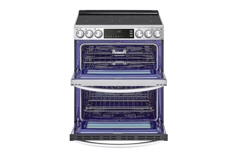 7.3 Cu. Ft. Smart Electric Double Oven Slide-in Range With Instaview®, Probake® Convection, Air Fry, And Air Sous Vide view 4