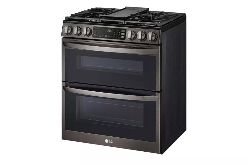 6.9 Cu. Ft. Smart Gas Double Oven Slide-in Range With Instaview®, Probake® Convection, Air Fry, And Air Sous Vide view 2