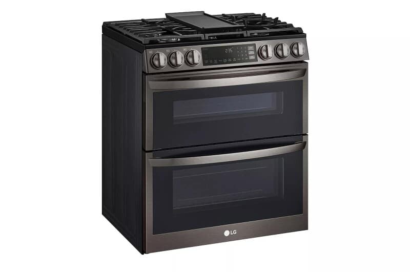 6.9 Cu. Ft. Smart Gas Double Oven Slide-in Range With Instaview®, Probake® Convection, Air Fry, And Air Sous Vide view 3