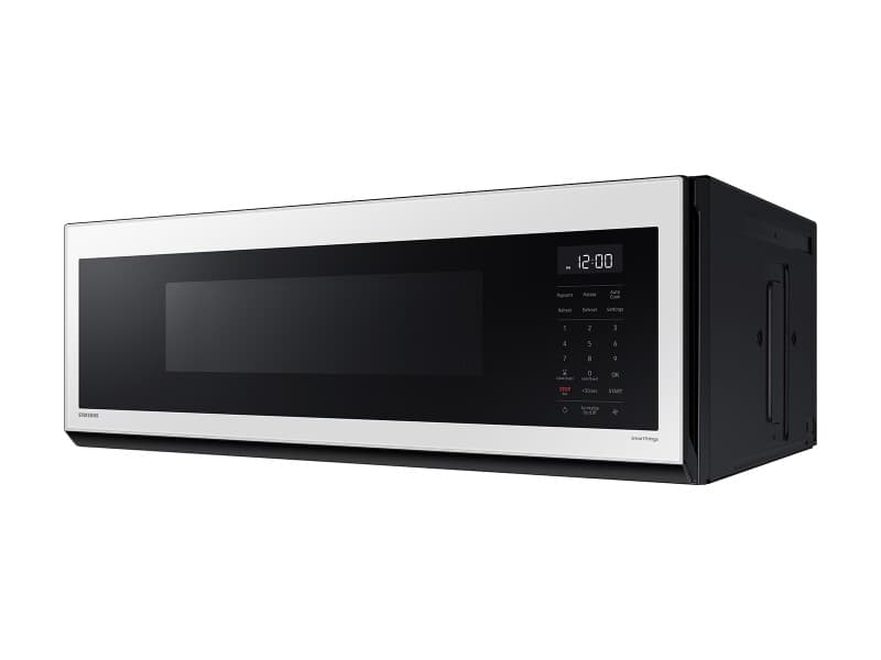 Bespoke 1.1 cu. ft. Smart OTR with Wi-fi, Voice control, and 1100 W Power; White Glass view 7