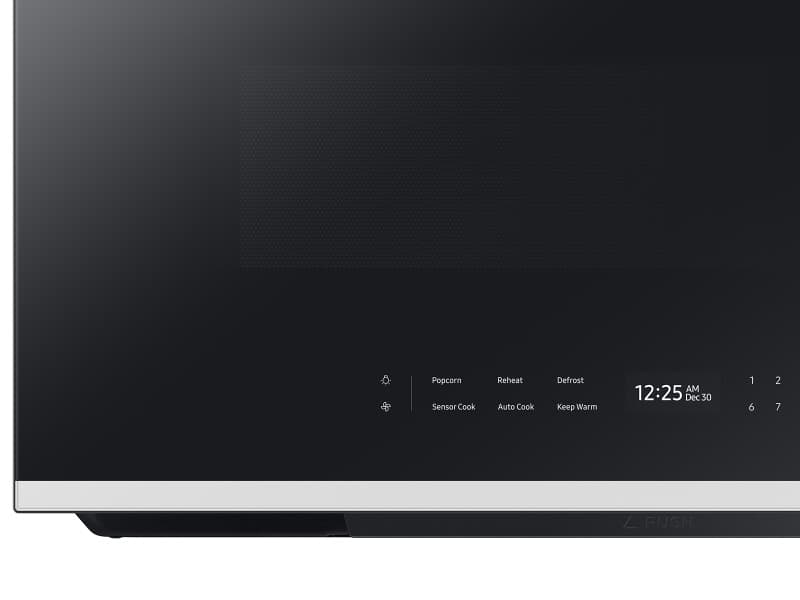 Bespoke Smart Over-the-Range Microwave 2.1 cu. ft. in White Glass with Auto Dimming Glass Touch Controls  view 6