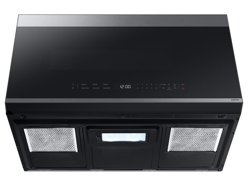 Bespoke Smart Over-the-Range Microwave 2.1 cu. ft. in Stainless Steel with Edge to Edge Glass Dispay view 9