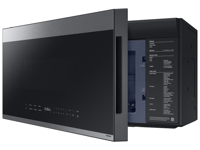 Bespoke Smart Over-the-Range Microwave 2.1 cu. ft. in Stainless Steel with Auto Dimming Glass Touch Controls  view 10