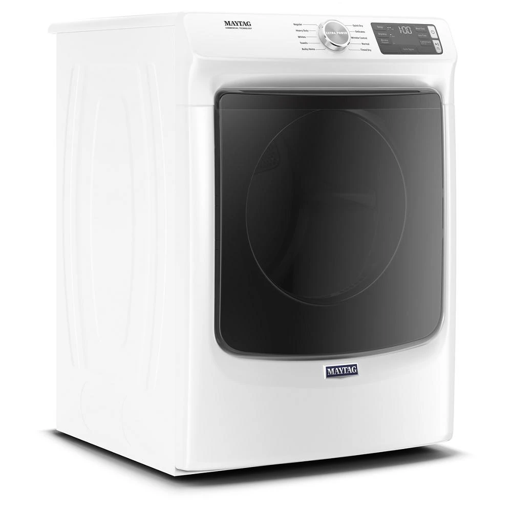 Maytag 7.3-cu ft Stackable Vented Electric Dryer (White) view 9