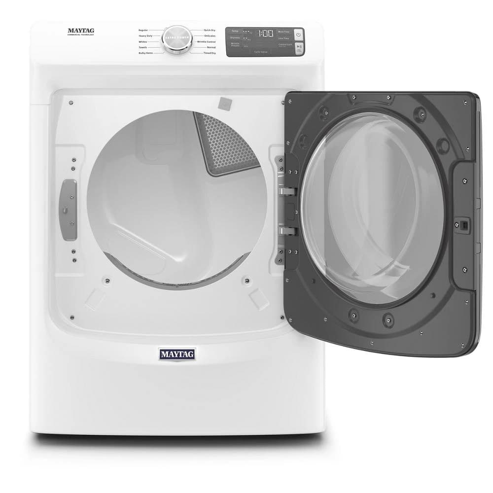 Maytag 7.3-cu ft Stackable Vented Electric Dryer (White) view 6