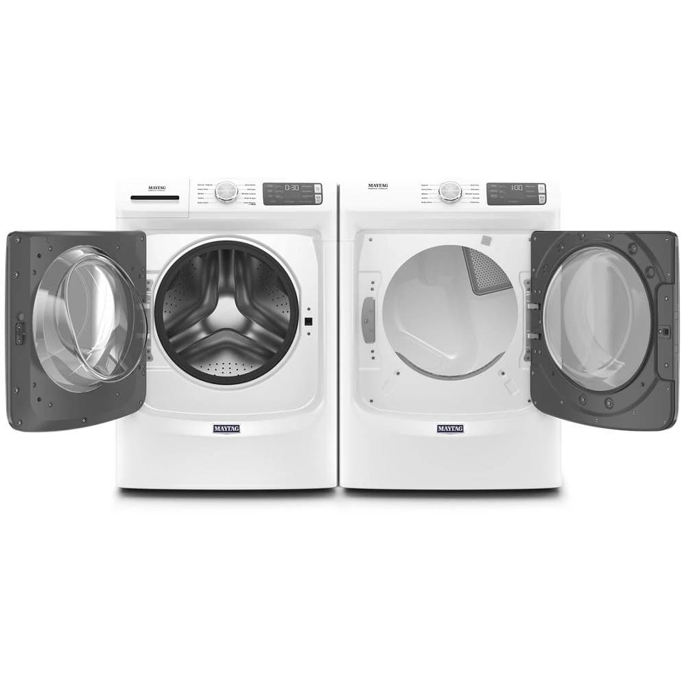 Maytag 7.3-cu ft Stackable Vented Electric Dryer (White) view 4