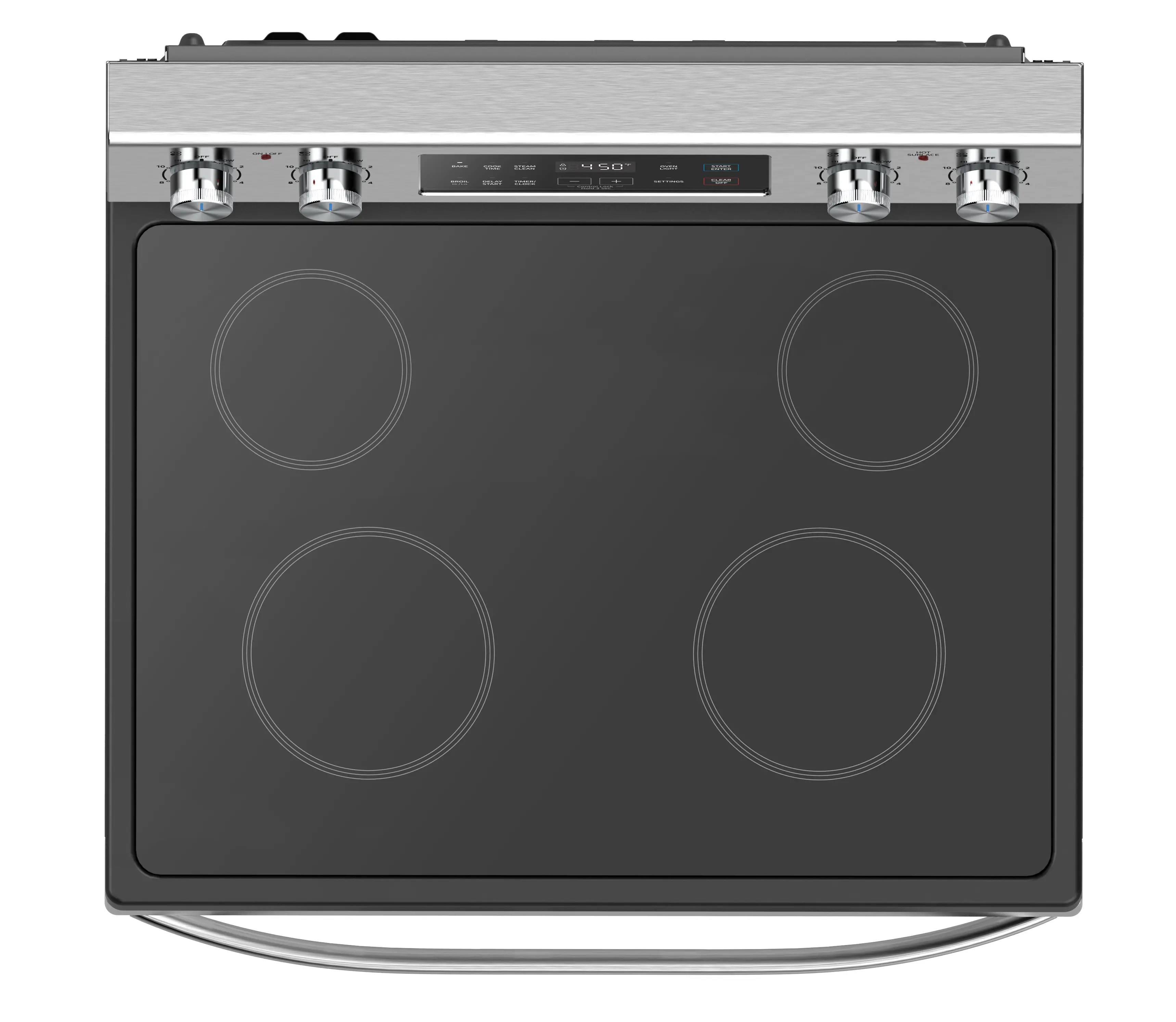 6.3 cu. ft. 4-Element Freestanding Electric Range with Steam Cleaning view 4