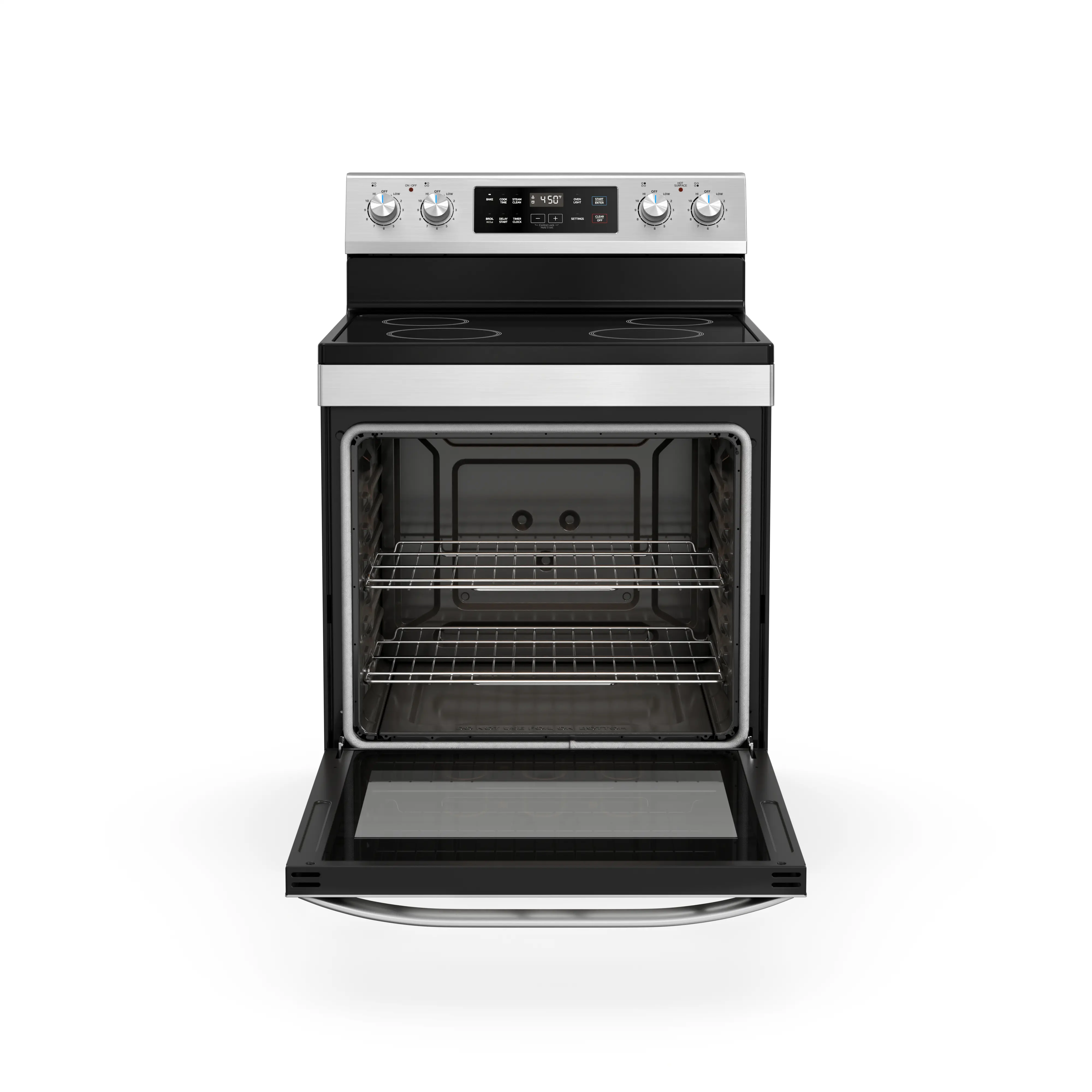 6.3 cu. ft. 4-Element Freestanding Electric Range with Steam Cleaning view 7