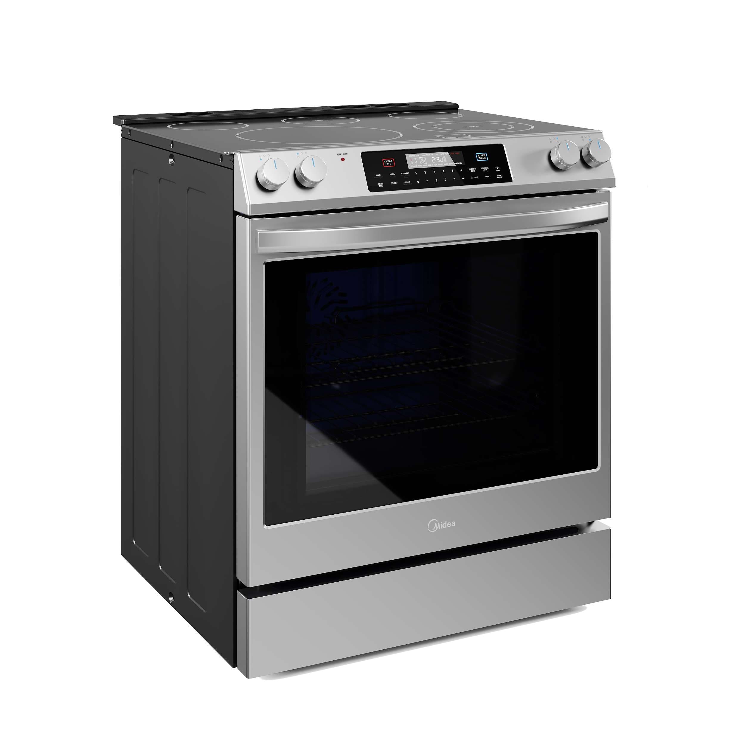 6.3 cu. ft. 5-Element Smart Slide-In Electric Range with Air Fry Convection view 2
