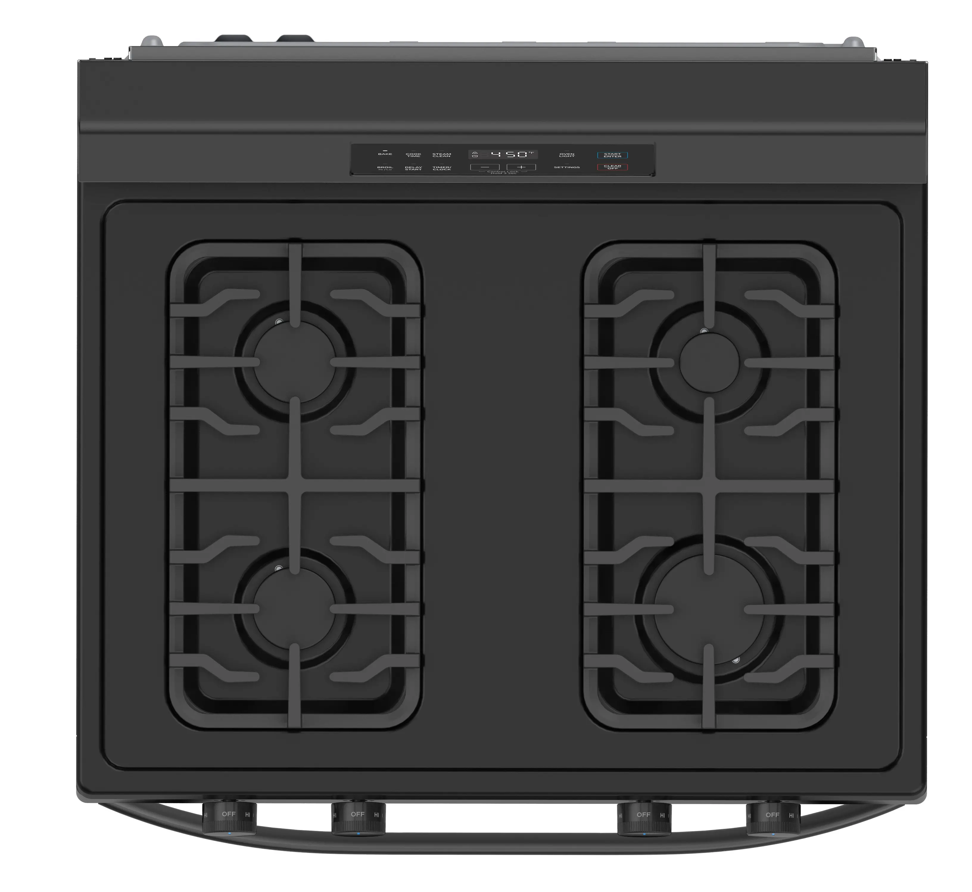 6.1 cu. ft. 4-Burner Freestanding Gas Range with Steam Cleaning view 3