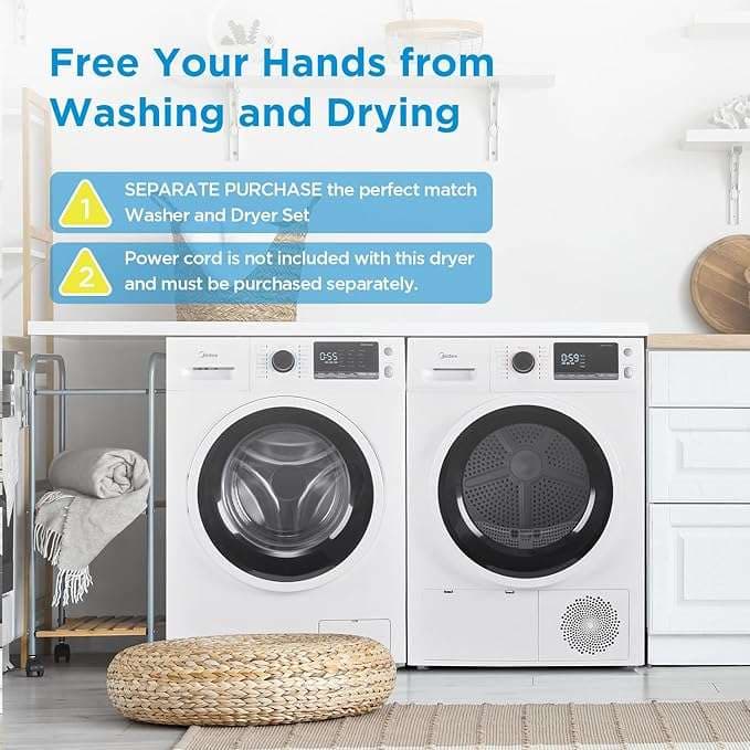 4.4 cu. ft. Stackable Front Load Electric Dryer with Heat Pump view 5