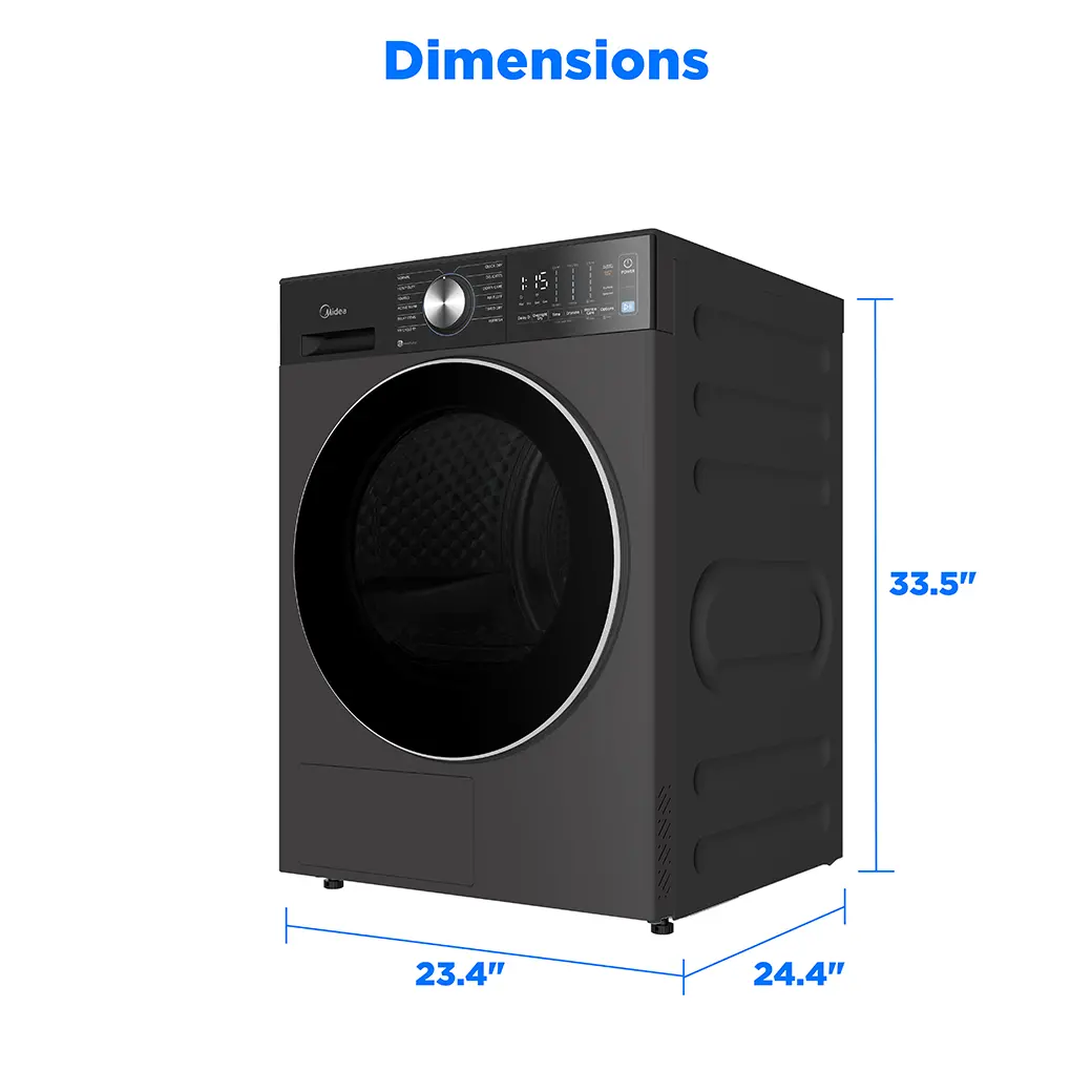 4.4 cu. ft. Compact Heat Pump Dryer (Charcoal Grey) view 7