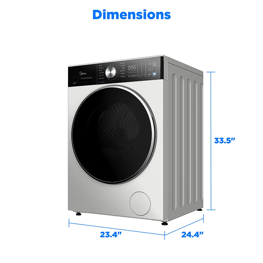 2.7 cu. ft. Compact Front Load Washer (White) view 6